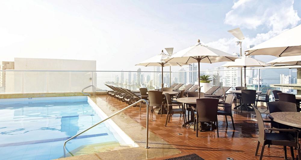 Hotel Capilla Del Mar Cartagena Bagian luar foto Rooftop pool