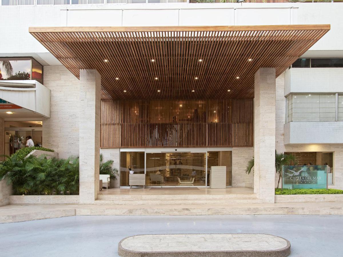 Hotel Capilla Del Mar Cartagena Bagian luar foto Entrance of the hotel